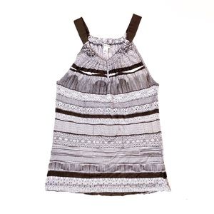 Banana Republic Aztec print halter top